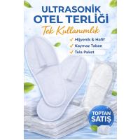 Ultrasonik Otel Terliği – Tek Kullanımlık, Tela Paket